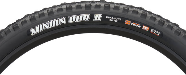 Maxxis Minion DHR II 3C MaxxTerra EXO+ WT TR 29" Folding Tyre - black/29 /61 mm/61-622/2.4 