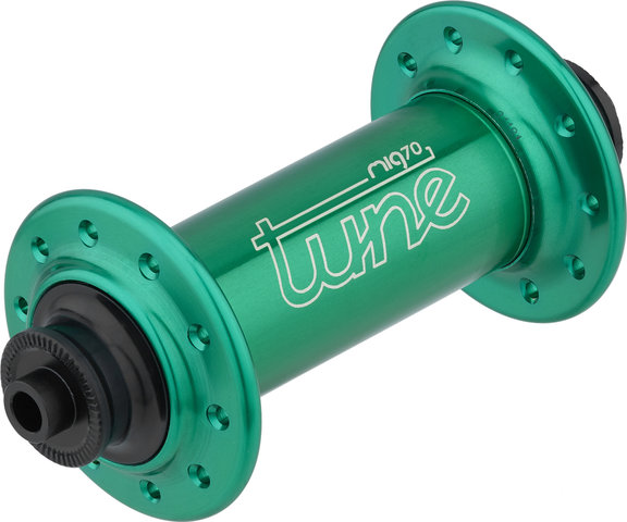 tune Buje delantero Mig Endurance para frenos de llanta - verde cardenillo/9 x 100 mm / 20 agujeros