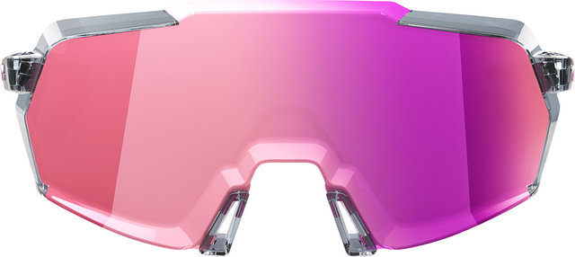 100% Gafas deportivas Korbin Mirror - polished translucent grey | purple multilayer mirror
