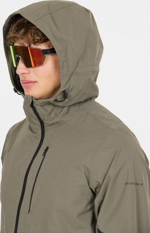 Endurance Chaqueta de lluvia Seren - smokey olive | S