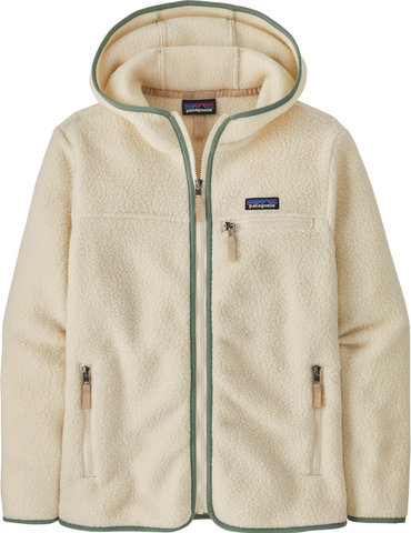 Patagonia Chaqueta con capucha para damas Retro Pile Hoody - natural-ellwood green/M
