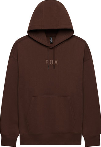 Fox Head Heavyweight Fleece Hoodie - coffee | S
