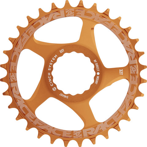 Race Face Narrow Wide Kettenblatt Cinch Direct Mount, 10-/11-/12-fach - orange/32 Zähne Race Face Narrow Wide Kettenblatt Cinch Direct Mount, 10-/11-/12-fach - orange/32 Zähne