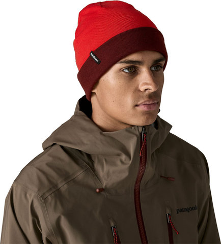 Patagonia PowSlayer Beanie - sizzle red