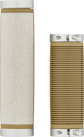 Brooks Cambium Rubber Lenkergriffe für Drehgriffschalter einseitig - natural/130 mm / 100 mm