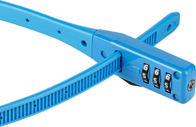 Kryptonite Candado de cable con combinación de cierre rápido - azul | 45 cm