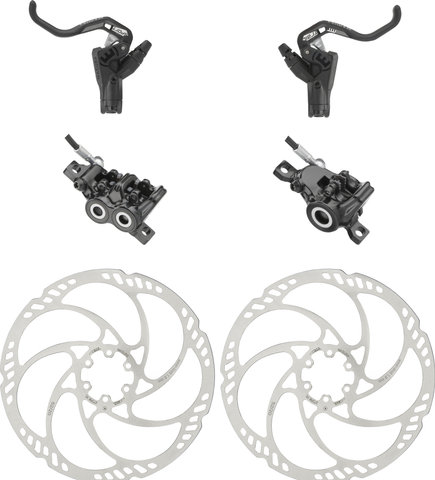 Magura MT Trail Sport Scheibenbremse Set + 6-Loch Bremsscheiben 203mm - universal | Set | Flip-Flop (seitenunspezifisch)