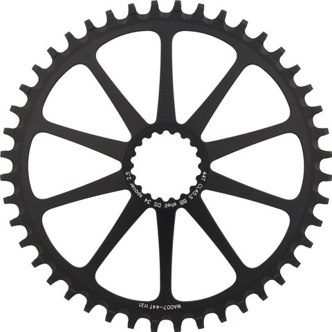 Cannondale OPI SpideRing 10-Arm X-Sync Chainring - black/44 