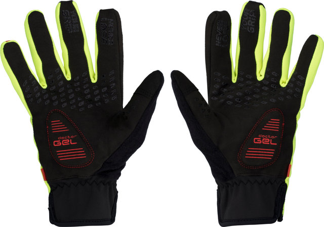 GripGrab Guantes de dedos completos Cloudburst Hi-Vis Waterproof - yellow hi-vis/M