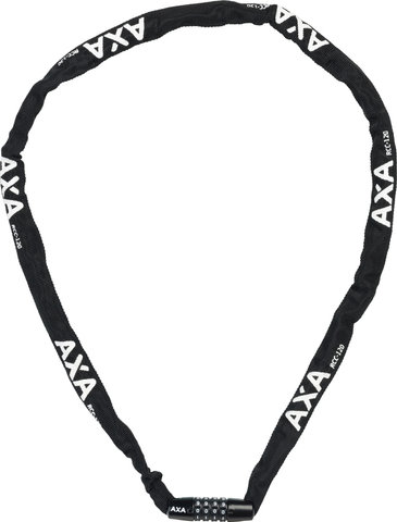 Axa Cadenas à chaîne Rigid Code - noir | 120 cm