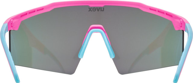 uvex flowline Brille - pink matt | mirror blue