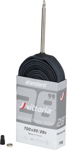 Vittoria Cámara de aire Standard para 28" - universal/Válvula Presta (SV)/20-622 a 28-622/20-28 x 622 SV 80 mm/80 