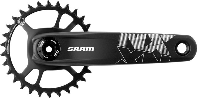 SRAM NX Eagle Fat4 Direct Mount DUB 12-speed Crankset - black/165.0 mm 30 tooth