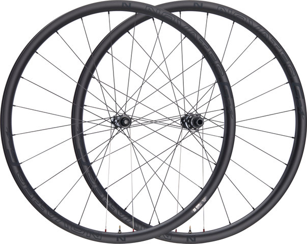 Novatec Juego de ruedas G24 PRO Disc Center Lock Carbon 28" - black/142 mm/100 mm/SRAM XDR/Non Boost/Non Boost/28"