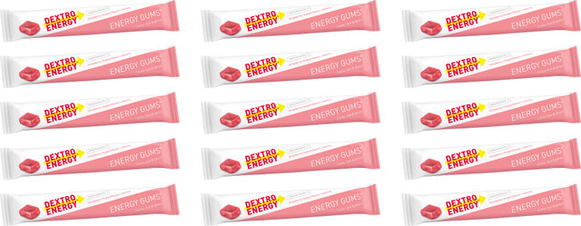 Dextro Energy Energy Gums - 15 Stück - strawberry | strawberry