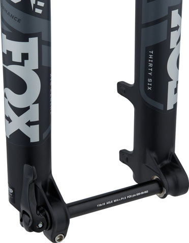 Fox Racing Shox 36 Float 29" GRIP Performance Boost E-Optimized Federgabel Modell 2023 - matte black/15 mm Steckachse/160 mm/44 mm/1 1/8" - 1,5" tapered/29"/110 mm