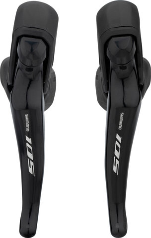 Shimano Set de Freins à Disque av+arr 105 BR-R7070 + ST-R7020 - silky black/Ensemble/gauche/droite (spécifique)