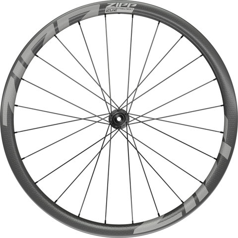 Zipp 202 Firecrest® Carbon Tubeless Disc Center Lock Laufradsatz - black/142 mm/100 mm/28"/SRAM XDR/100 mm/SRAM XDR/100 mm/142 mm