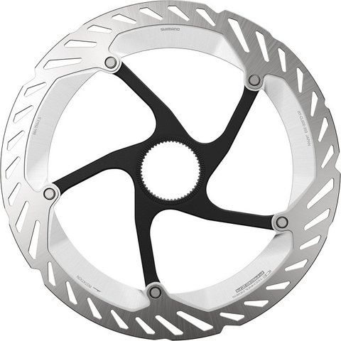 Shimano RT-CL800 Center Lock Außenverzahnung Bremsscheibe für Ultegra / XTR - silber schwarz | 203 mm