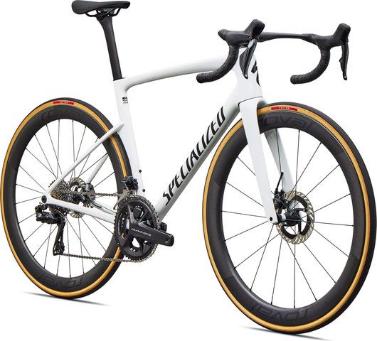 Specialized Vélo de route Tarmac SL9 S-Level Di2 Carbon 28" - gloss white silver metallic tarmac black | 170,0 mm | M | 47 mm | 28"