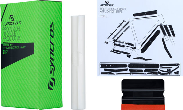 Syncros Frame Protection Sticker Set for Scott Addict Gravel - clear matt