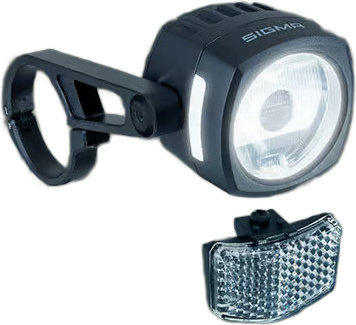 Sigma Front light LED EOX FL 150 e-bikes with StVZO approval - black