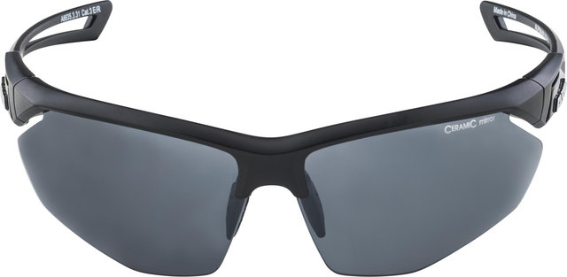 Alpina Nylos HR Sports Glasses - black matte | ceramic mirror black