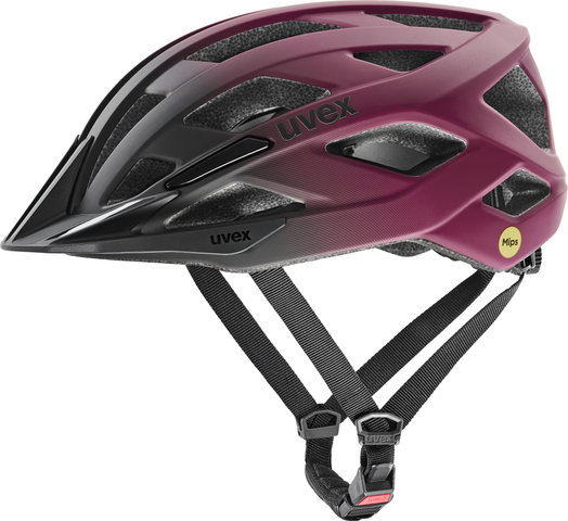 uvex i-vo 2 MIPS Helm - cranberry black matt | 56 - 60 cm