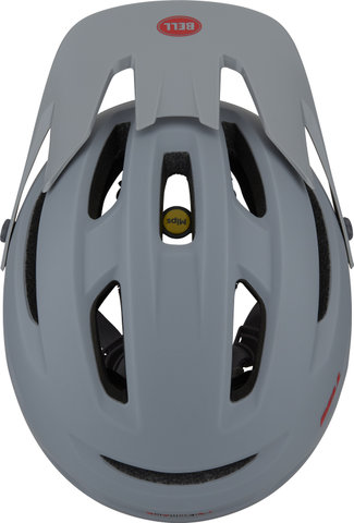 Bell 4Forty MIPS Helmet - cliffhanger matte gray-gloss crimson/55 - 59 cm