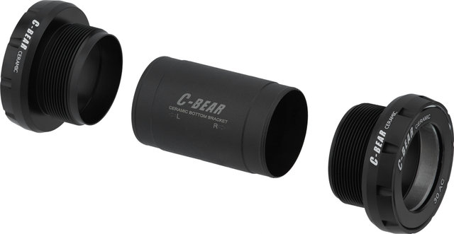 C-BEAR BSA Rotor 30 mm MTB / Cyclocross Bottom Bracket - black/BSA
