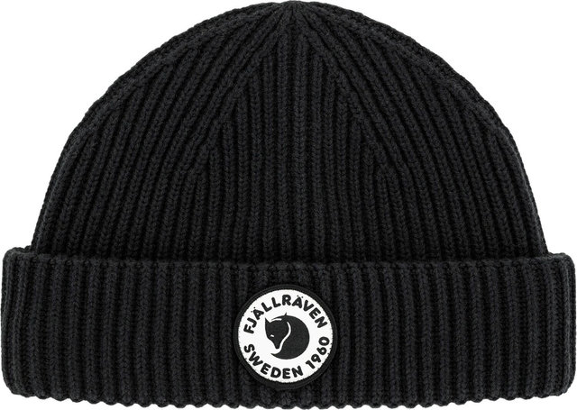 Fjällräven 1960 Lite Logo Mütze - black | one size
