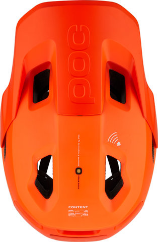 POC Otocon Race MIPS Helmet - fluorescent orange AVIP-uranium black matt/51 - 54 cm