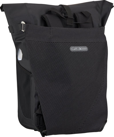 ORTLIEB Vario High-Vis QL2.1 Rucksack-Fahrradtasche Hybrid - black reflective/26000 ml