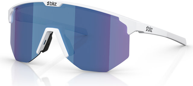 Bliz Hero Sports Glasses - matte white | blue multicolor