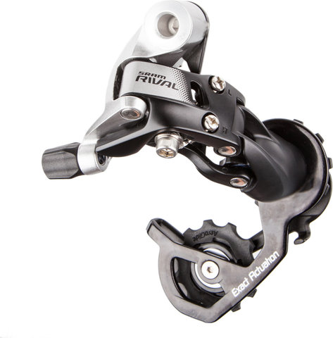 SRAM Cambio trasero Rival 22 de 11 velocidades - grey-black anodized/corto