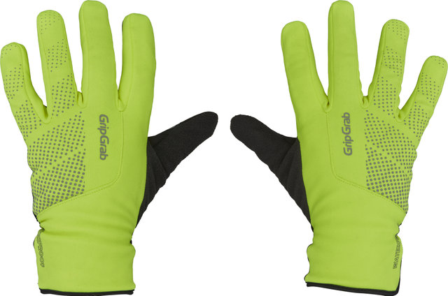 GripGrab Gants Ride Hi-Vis Waterproof Winter - yellow hi-vis/M