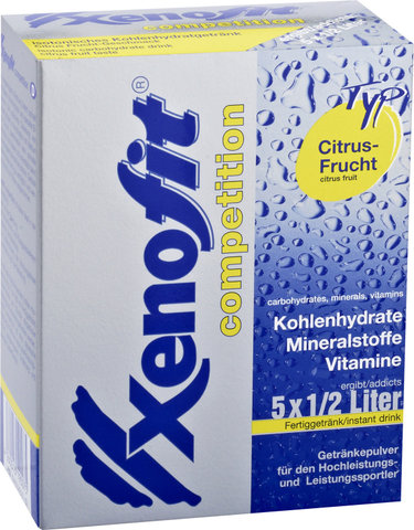 Xenofit Poudre à boire de compétition - 5 sachets portion - citrus-frucht