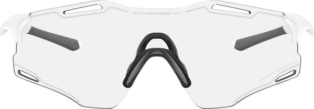 Oakley Gafas deportivas Cybr Zero - matte white/clear to black iridium photochromic