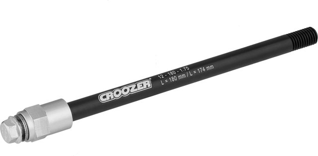 Croozer Thru-Axle Adapter A - black/12 x 180 mm / 1.75 mm