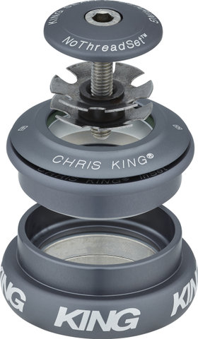 Chris King InSet i8 ZS44/28.6 - EC44/33 GripLock Headset - matte slate/1 1/8" - 1 1/4" tapered/ZS44/28,6 - EC44/33