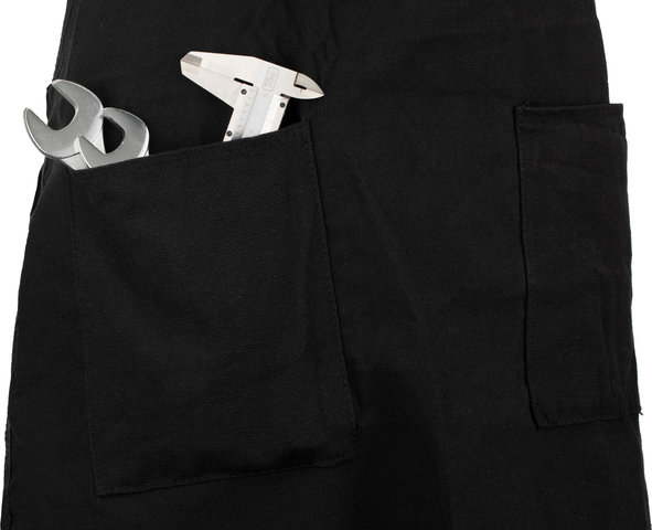 Finish Line Delantal de taller - negro