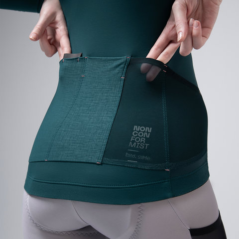 GOBIK Maillot Pacer Solid 2.0 L/S Dames - sunken/S