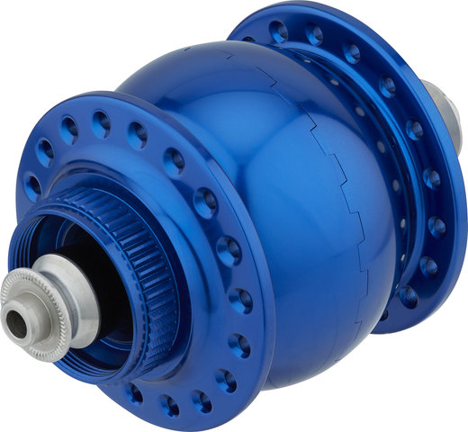 SON 28 disc center lock hub dynamo - anodized blue/36 hole