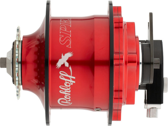 Rohloff Speedhub 500/14 CC cierre rápido 135 mm buje de cambio - rojo-anodizado/Typ 7, 32 agujeros
