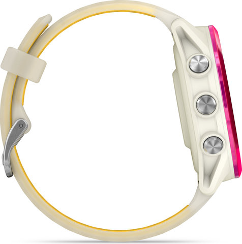 Garmin Forerunner 570 42 mm Smartwatch - bone-himbeerrot-transparent bone-mango