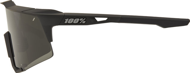 100% Speedcraft Smoke Sports Glasses - soft tact black | smoke