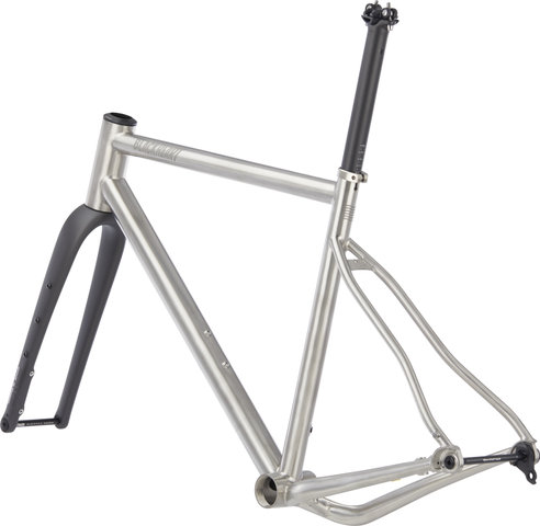 Blackheart Kit de cuadro Gravel Ti - titanium brushed/1 1/8"/M/55 /28"