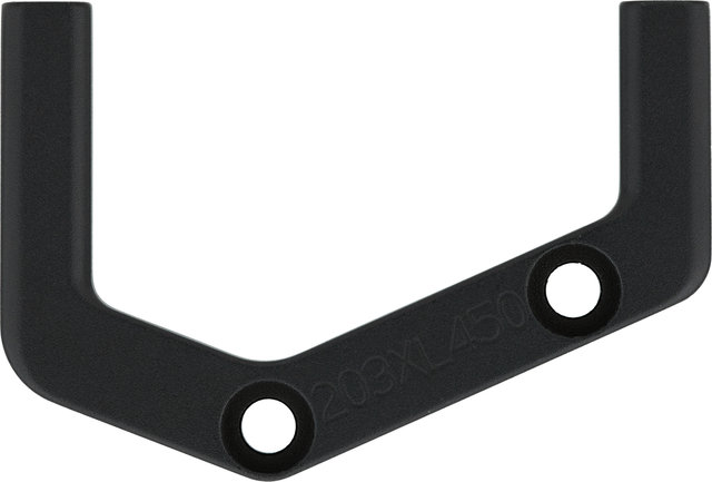 RAAW Mountain Bikes Adaptador de freno de disco para disco de 203 mm - black anodized/PM, XL