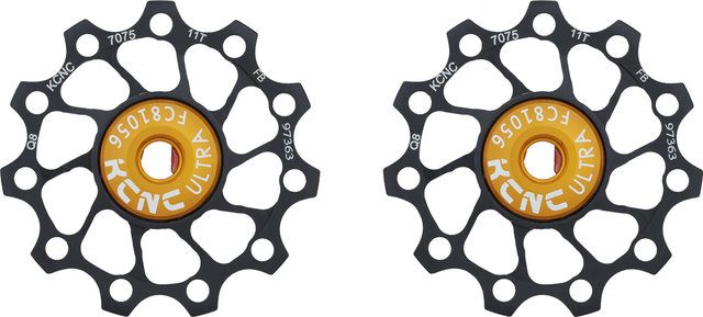 KCNC Jockey Wheel Ultra Light Schalträdchen - 1 Paar - black/11 Zähne