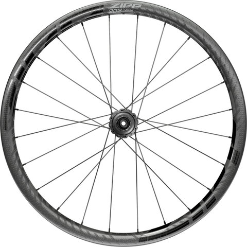 Zipp 202 NSW Carbon Tubeless Center Lock Disc Wheelset - matte black-gloss black/142 mm/100 mm/28"/SRAM XDR/100 mm/SRAM XDR/100 mm/142 mm